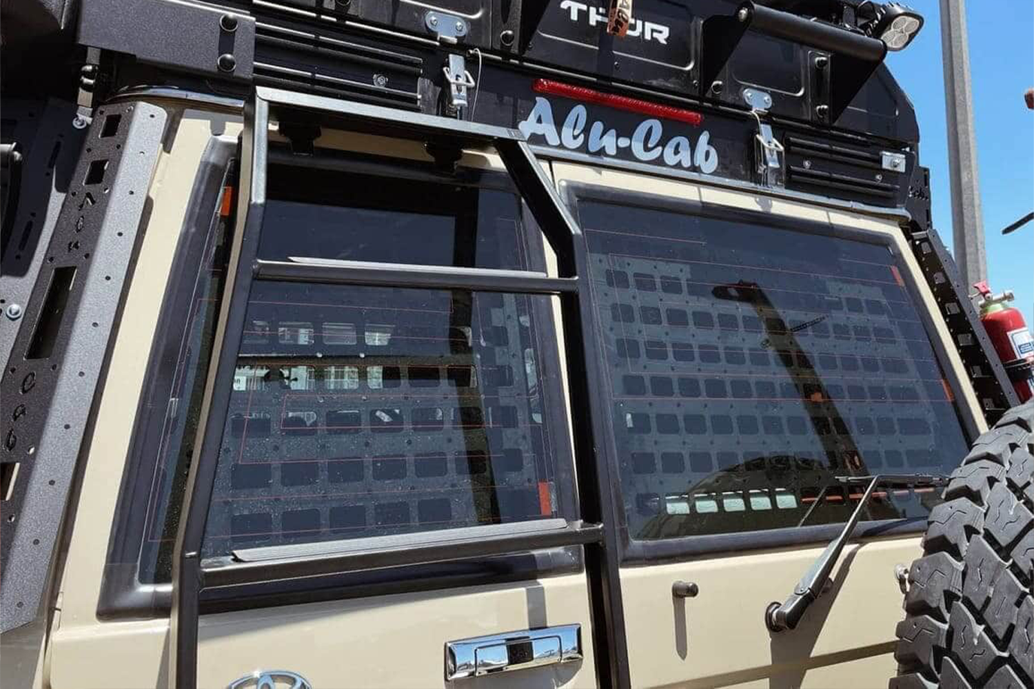 Land Cruiser 76 Series Rear Door Molle Plates