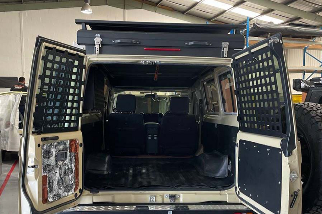 Land Cruiser 78 Series Rear Door Molle Plates