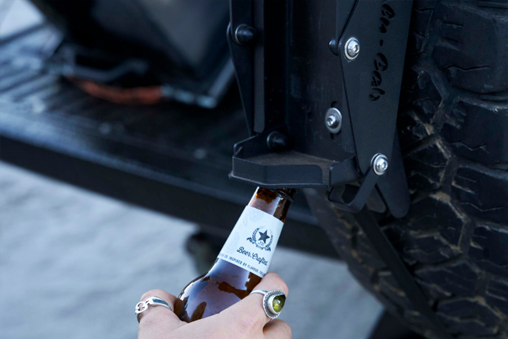 Can Crusher & Spare Wheel Mount