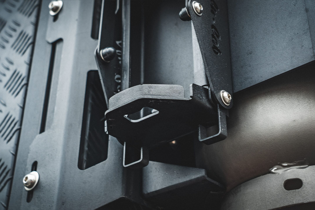 Can Crusher & Spare Wheel Mount