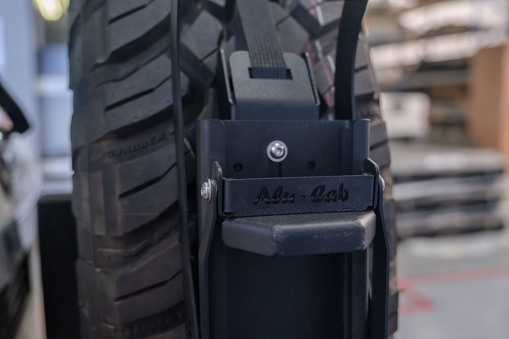 Can Crusher & Spare Wheel Mount