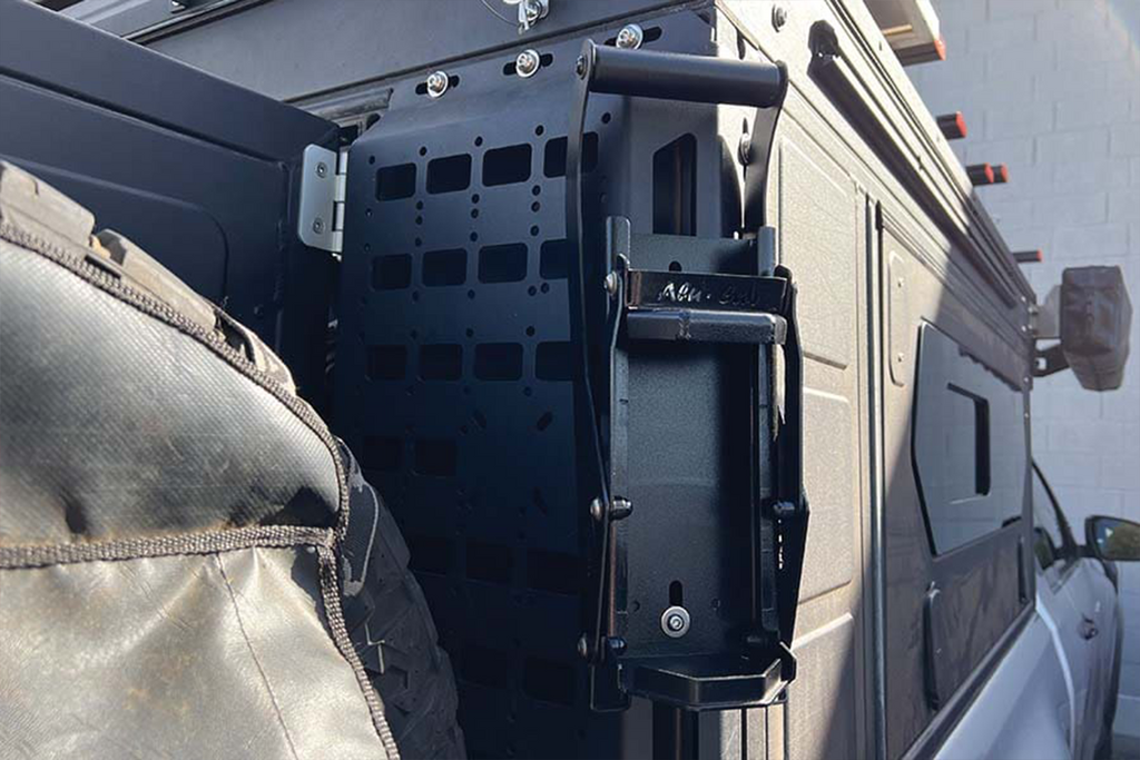 Can Crusher & Spare Wheel Mount